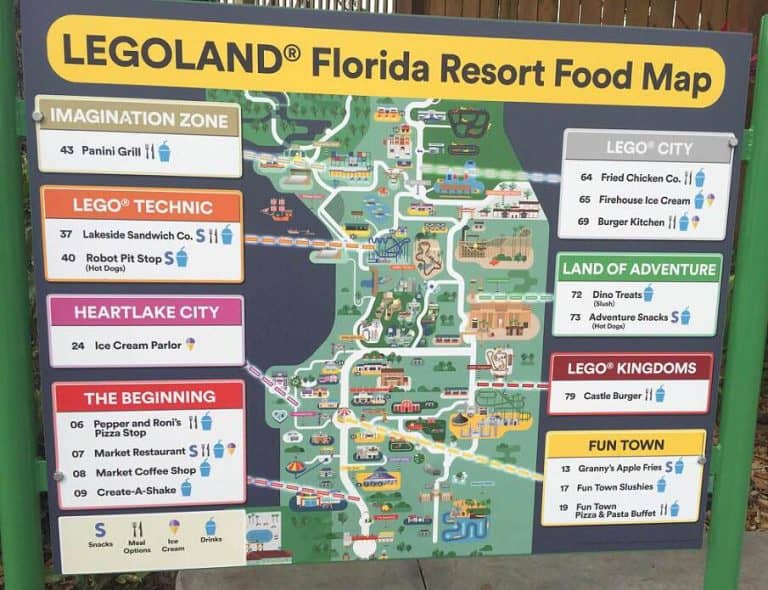 Printable Park Map Legoland Florida