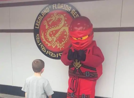 ninjago characters at legoland in florida