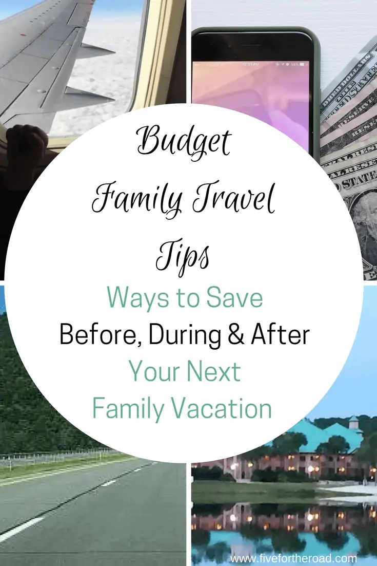 save money for your family vacations