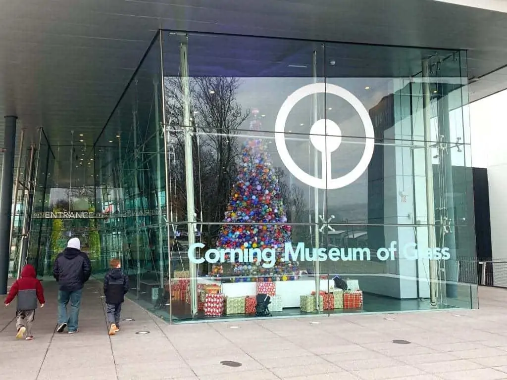 visiting the corning museum of glass with kids ny state