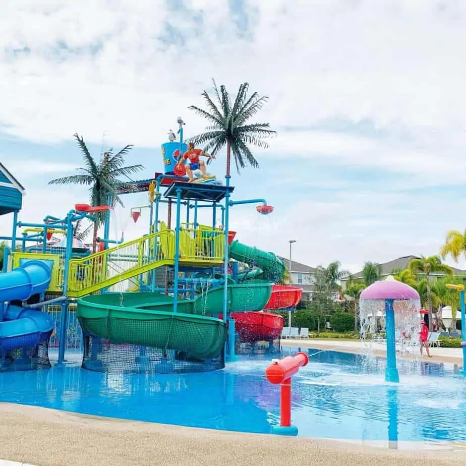 water slide at encore resort
