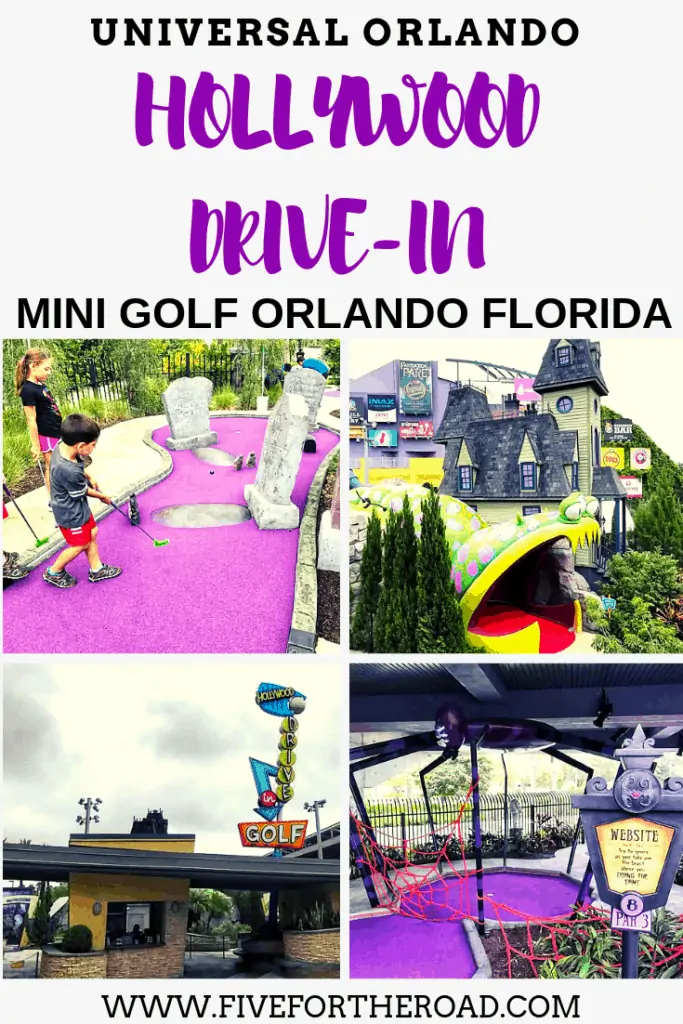 Hollywood Drive In Mini Golf Universal Orlando Resort