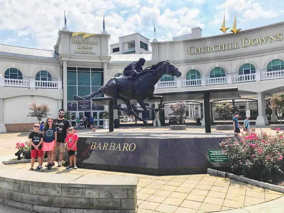 Visit the Kentucky Derby musuem for fun things to do in Louisville with kids. 