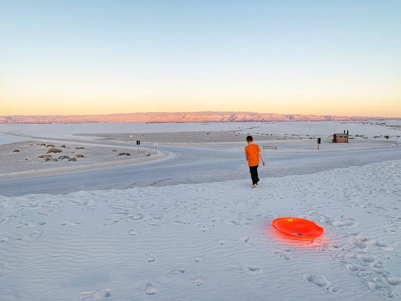 white sands national park in new mexico.