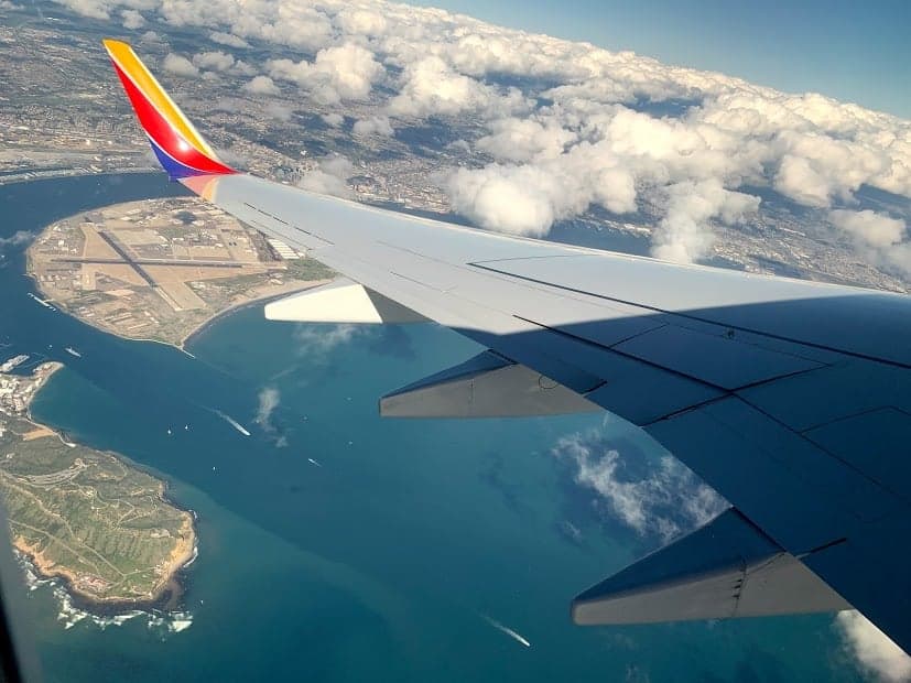flying home from san diego to rochester