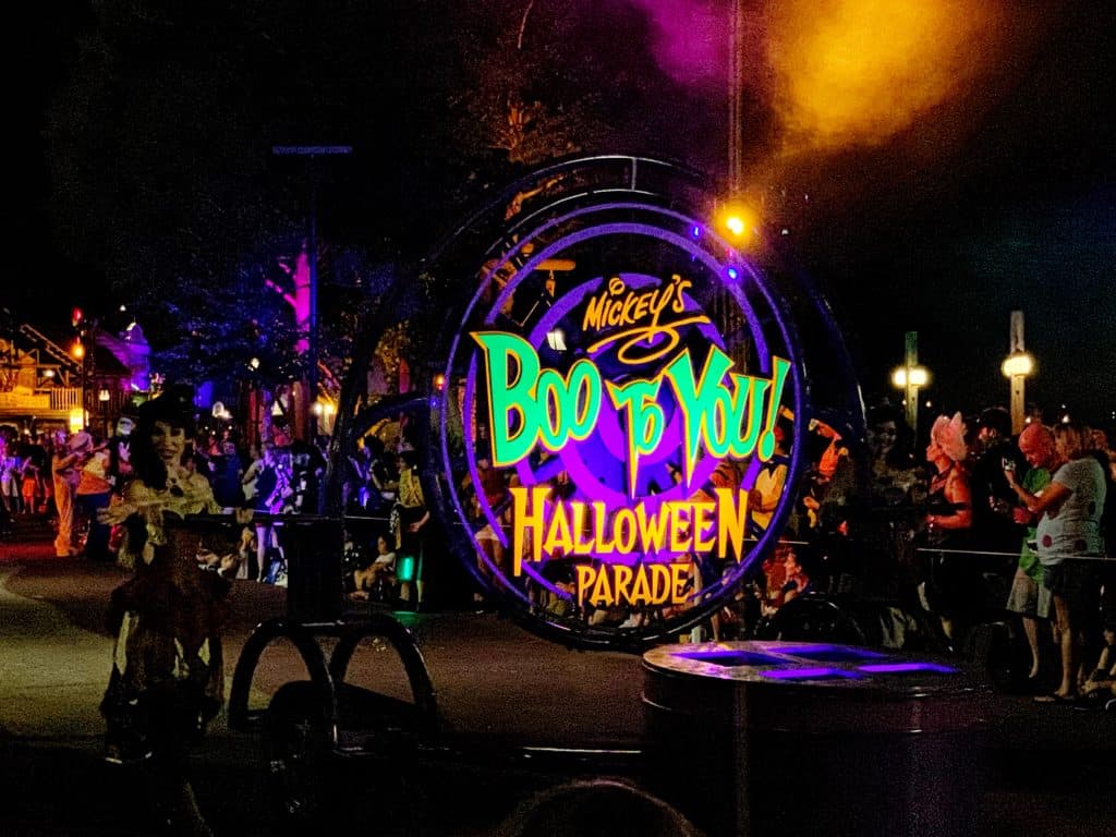 Boo to You Parade Float at MNSSHP