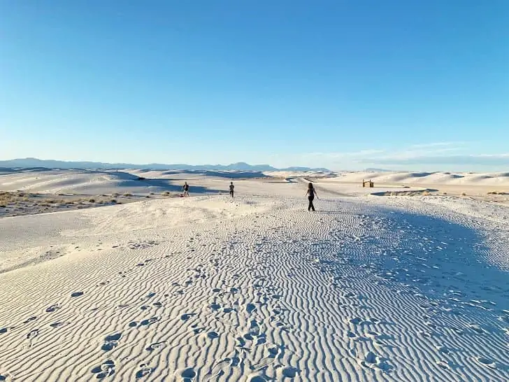 white sands national park dunes