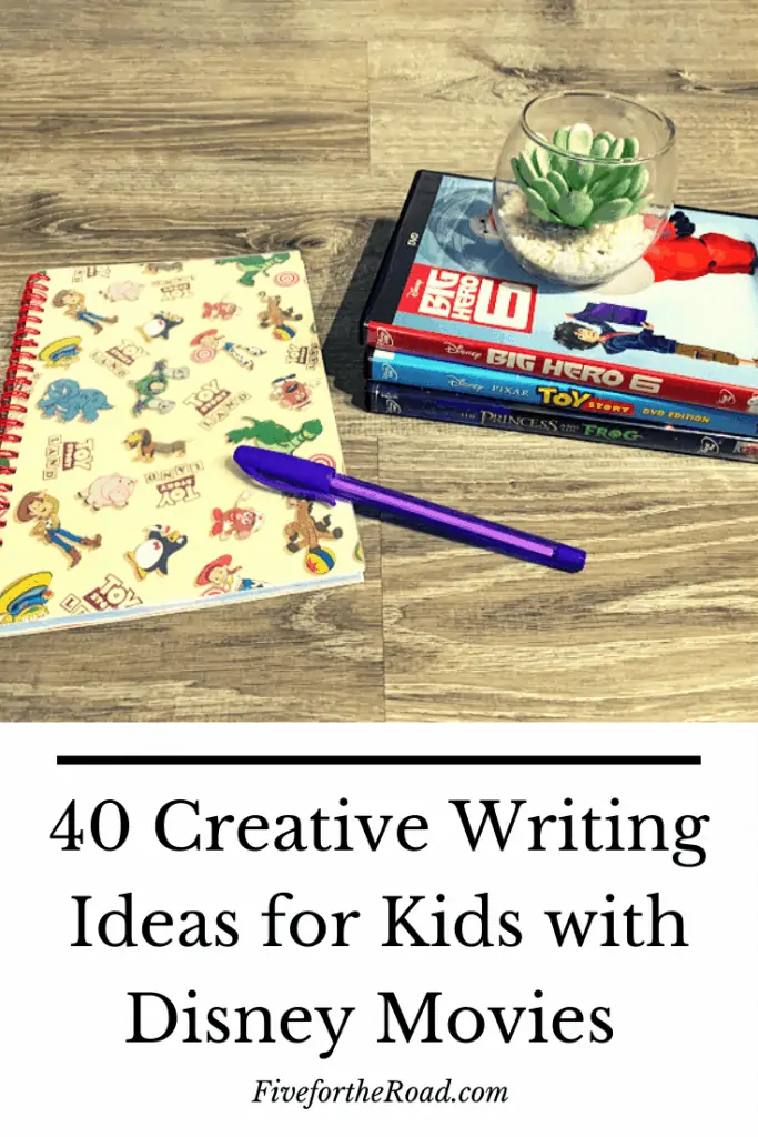 ideas for creative writing with kids using disney movies