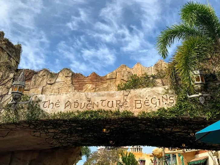islands of adventure itinerary entrance