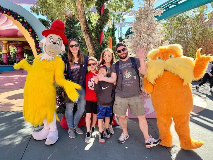 islands of adventure characters meet lorax