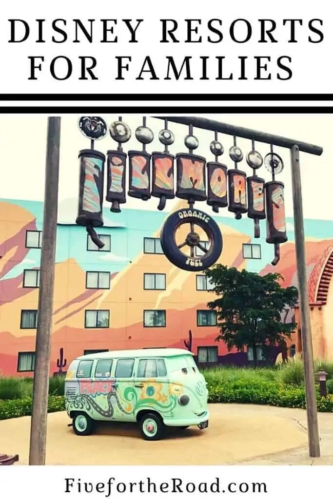 disney resorts for families that are 5 or more. 