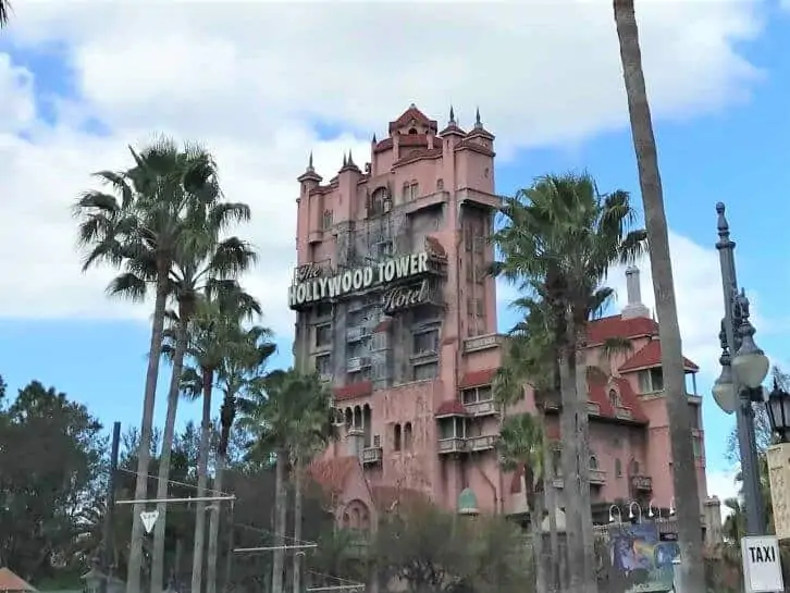 scary ride at disney world tower of terror.