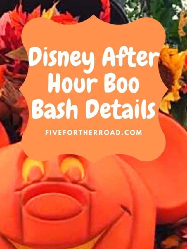 Disney After Hours Boo Bash 2021