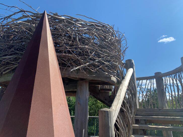 eagles nest at the wild center wild walk