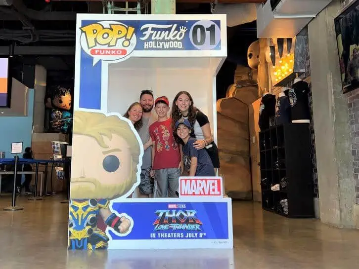 Southern California Theme Park Itinerary Funko Hollywood Store