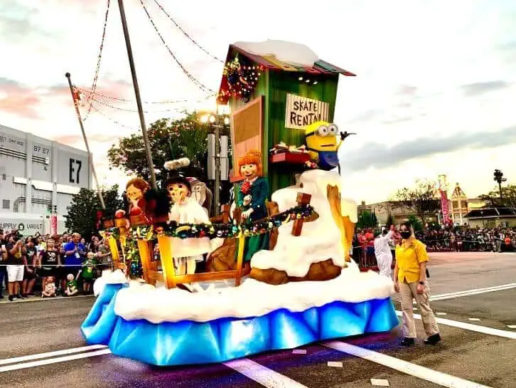 macys parade at holidays at universal