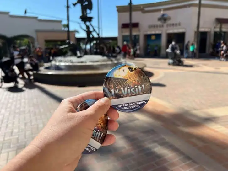 first visit pins at universal studios hollywood