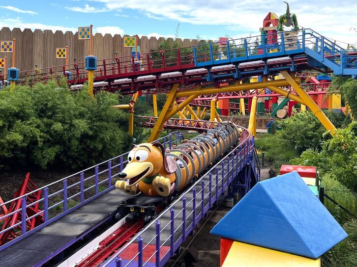 toy story land slinky dog launch