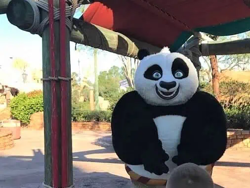 characters at universal orlando Kung Fu Panda