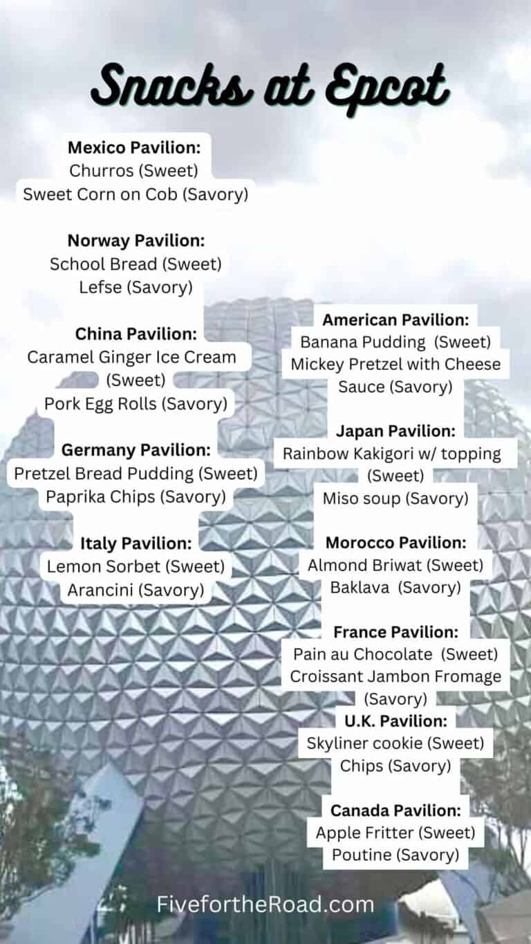 Best Snacks at Epcot Snacking Around Epcot's World Showcase