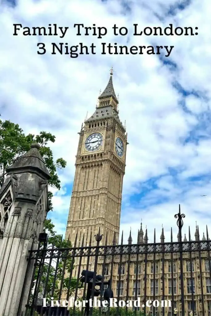best family trip to london
