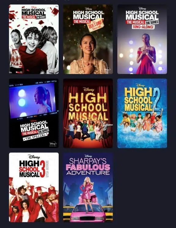 best disney movie musicals high school musical