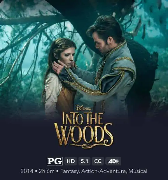 best disney movie musicals into the woods