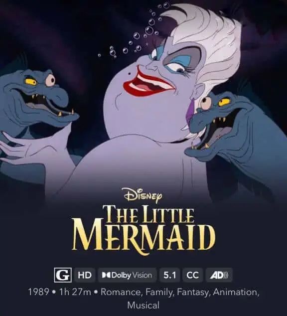 best disney movie musicals the little mermaid