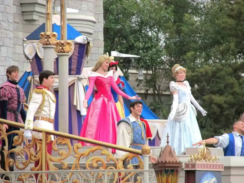 disney princesses at the magic kingdom