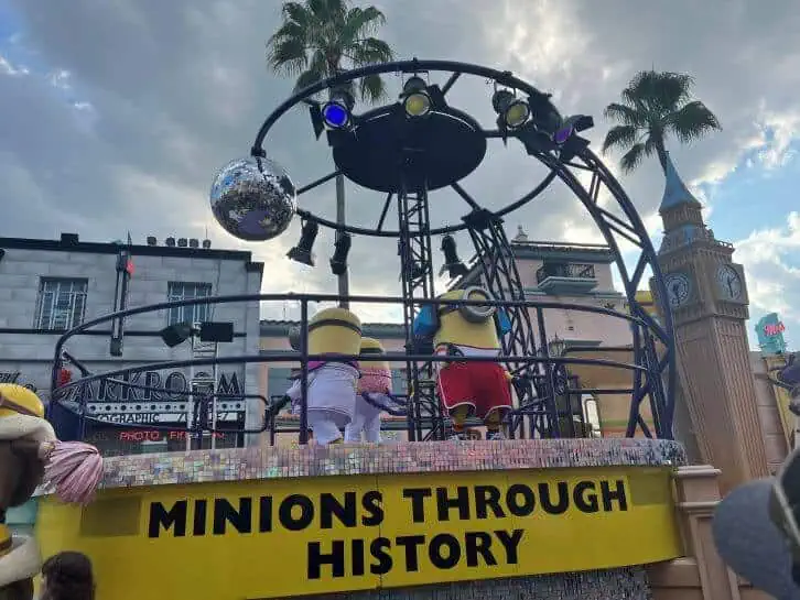 parade at universal studios florida minions