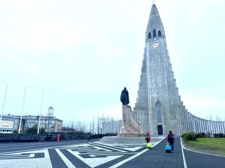 Hallgrimskirkja church in iceland