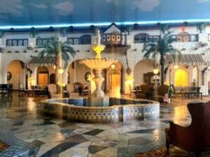 circular lobby at the hotel hershey