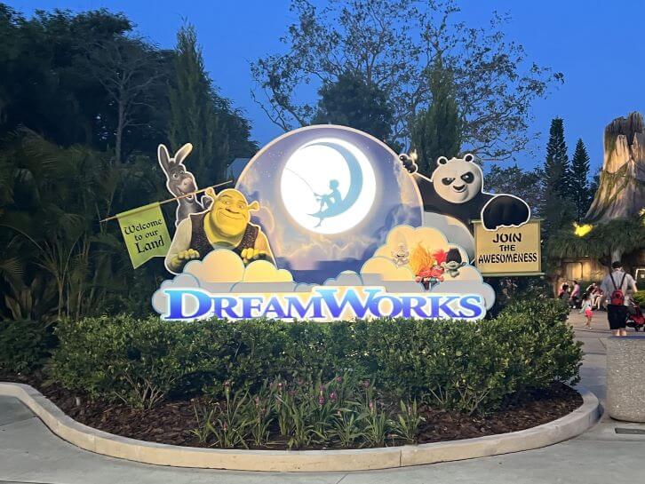 dreamworks land at universal studios florida