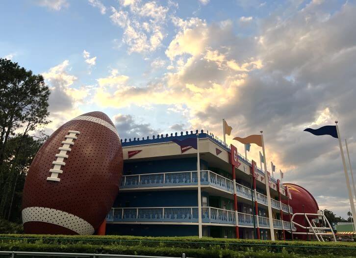 football area at disney all start sport resort