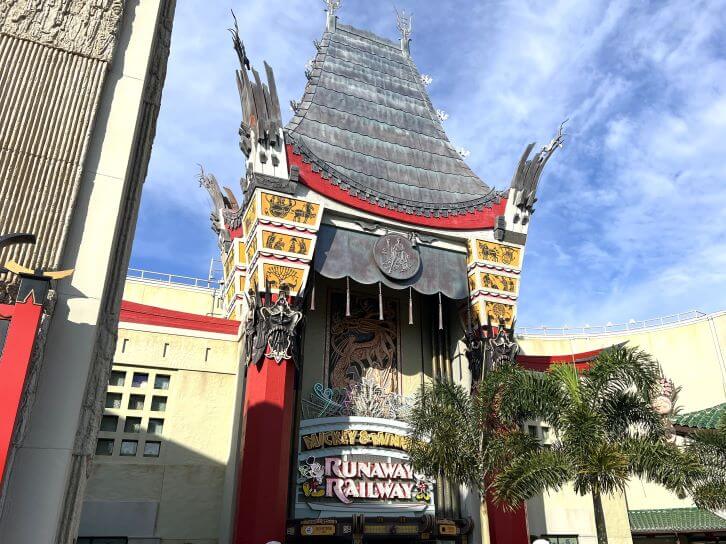 hollywood studios at disney world mickey and minnie entrance