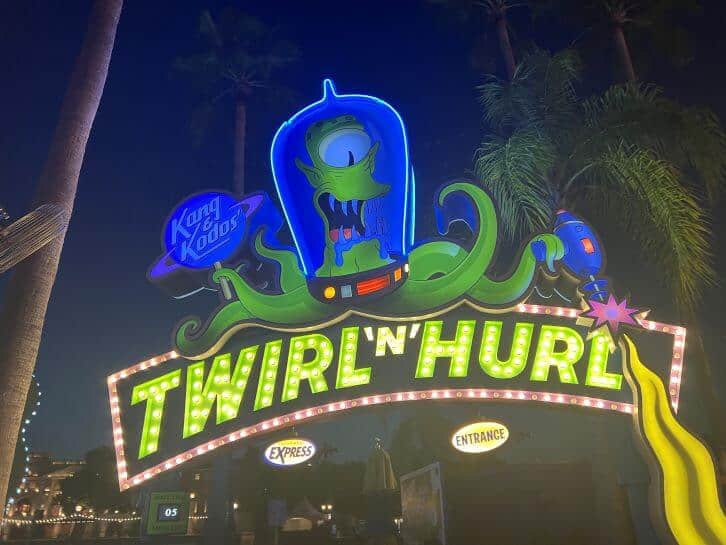 twirl and hurl at universal studios florida