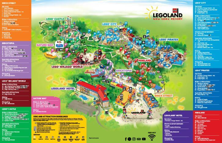 legoland new york map