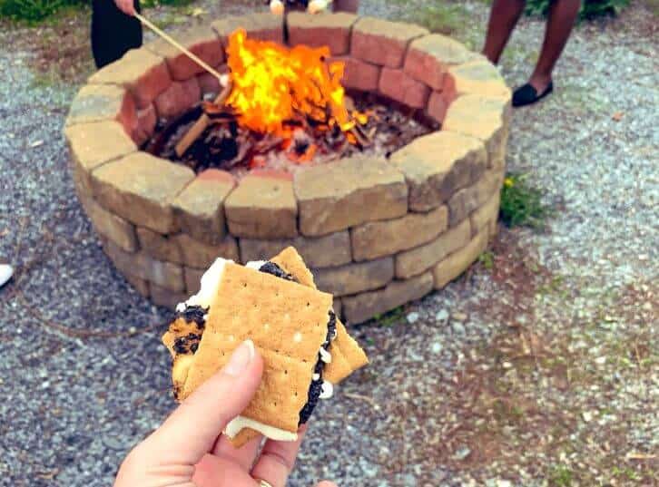 smores at hershey resort camping at hersheypark