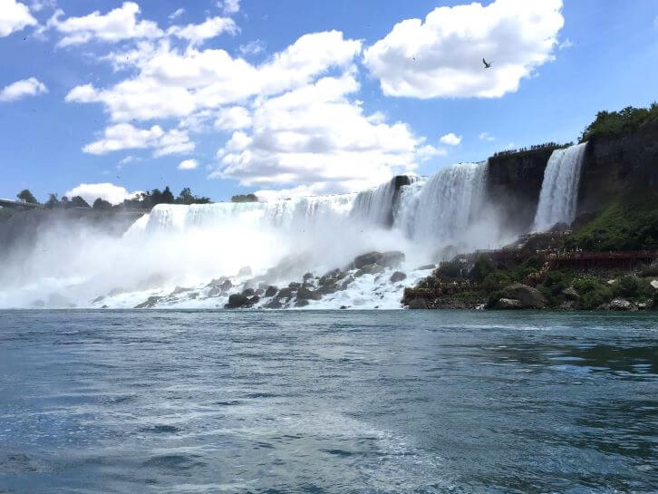 maid of the mist close view of falls