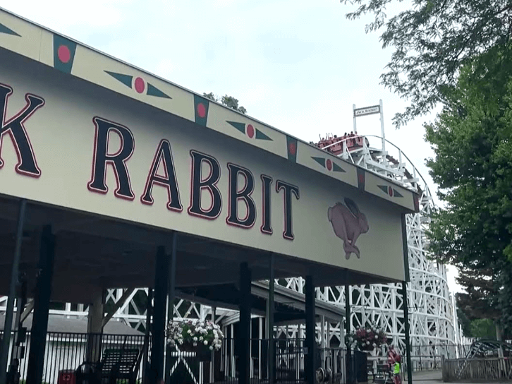 seabreeze park rochester jack rabbit roller coaster