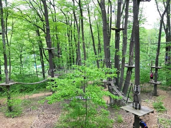 sky high adventure park at holiday valley