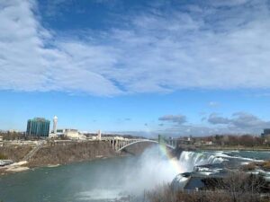 view of american falls and rainbow bridge