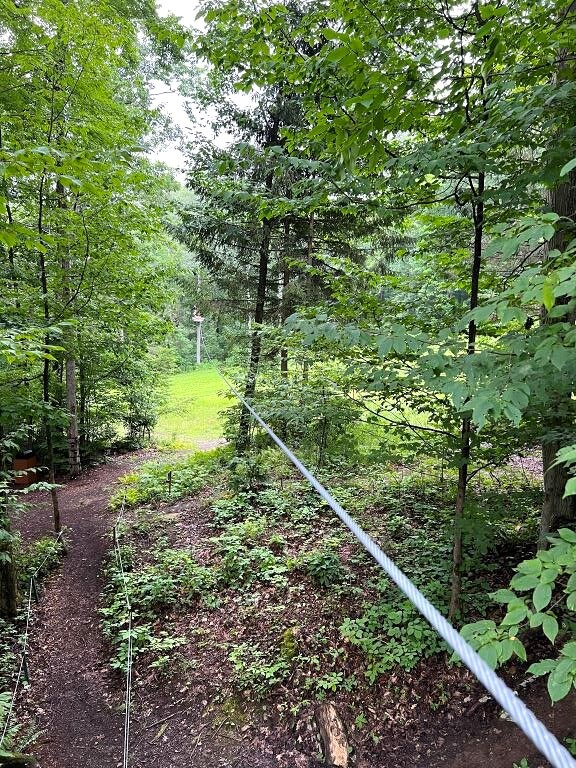 zip line at sky high adventure park
