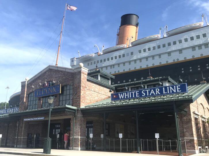 exterior titanic museum