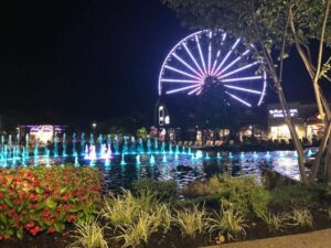 pigeon forge itinerary includes a visit to the island fountain show