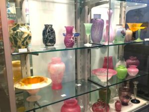 glass display at corning museum