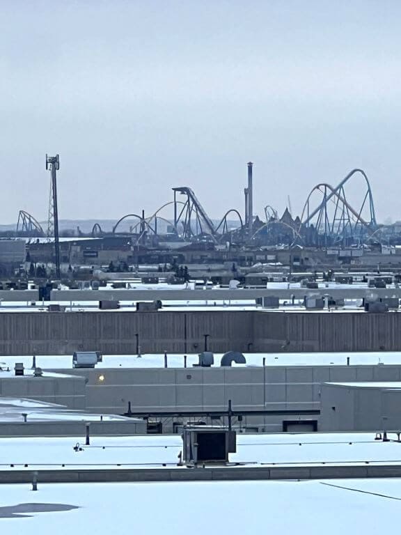 view of canadas wonderland from springhill suites vaughn