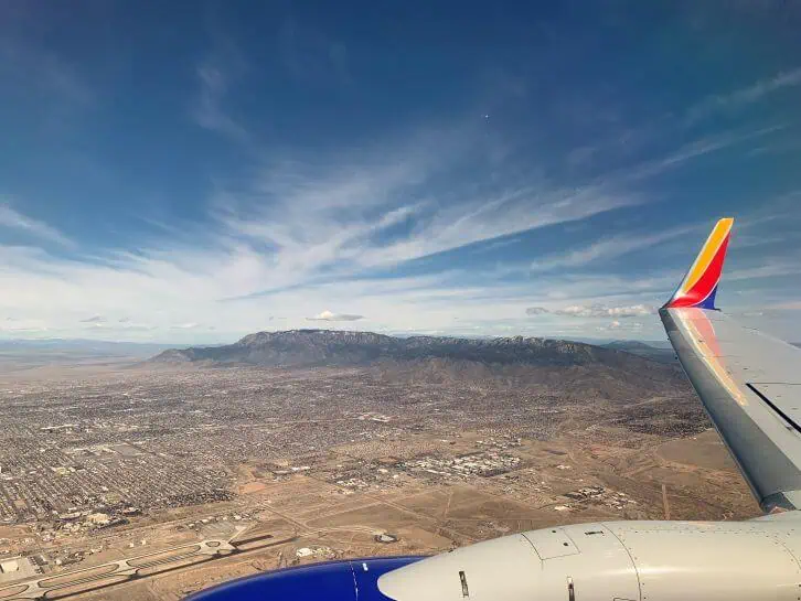 landing in new mexico flight