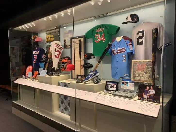 exhibit at the national baseball hall of fame in cooperstown new york