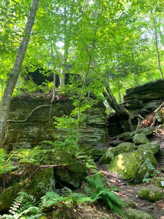 panama rocks park in panama new york